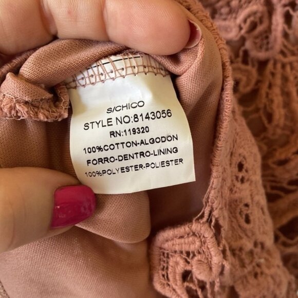 Miroa strapless lace pink dress - Picture 6 of 6